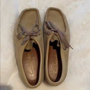 Clark’s suede shoes